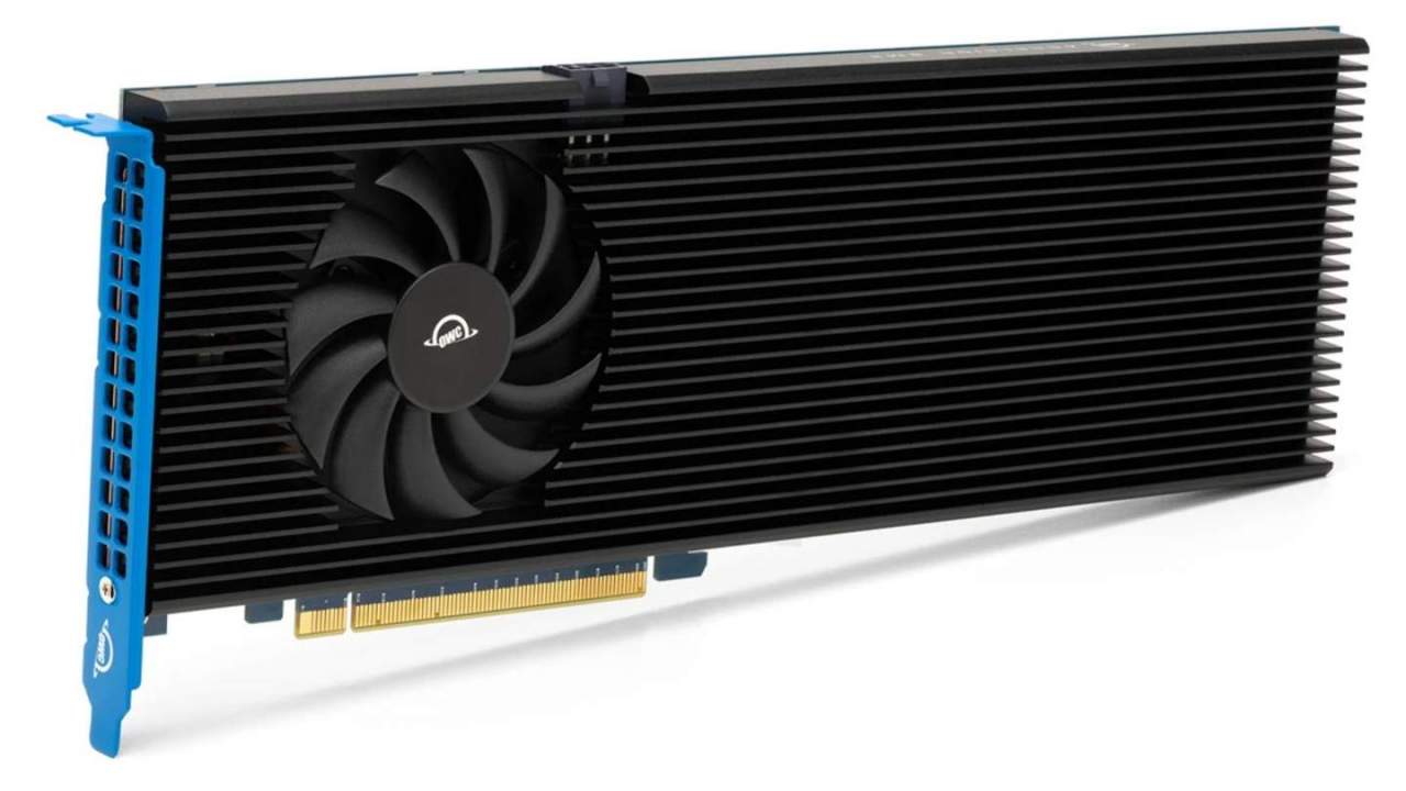 OWC Accelsior 8M2 PCIe SSD is insanely fast and expensive
