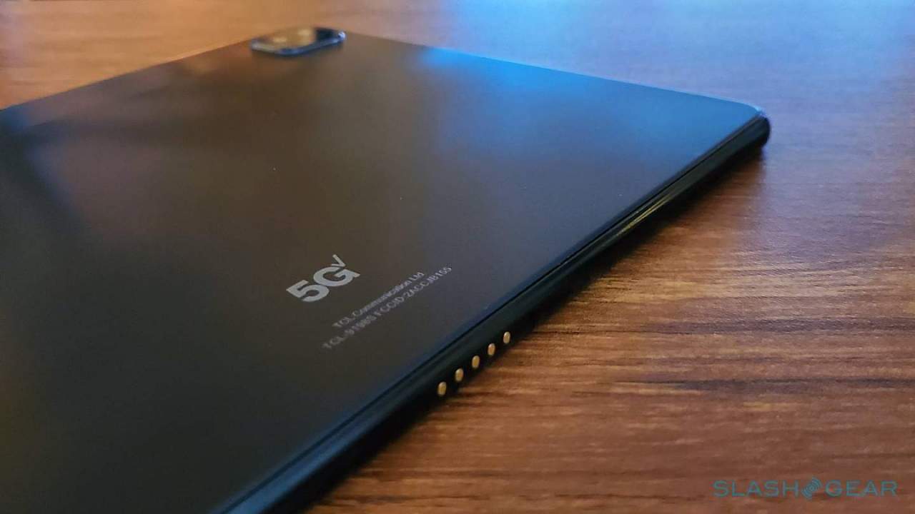 Back of tablet