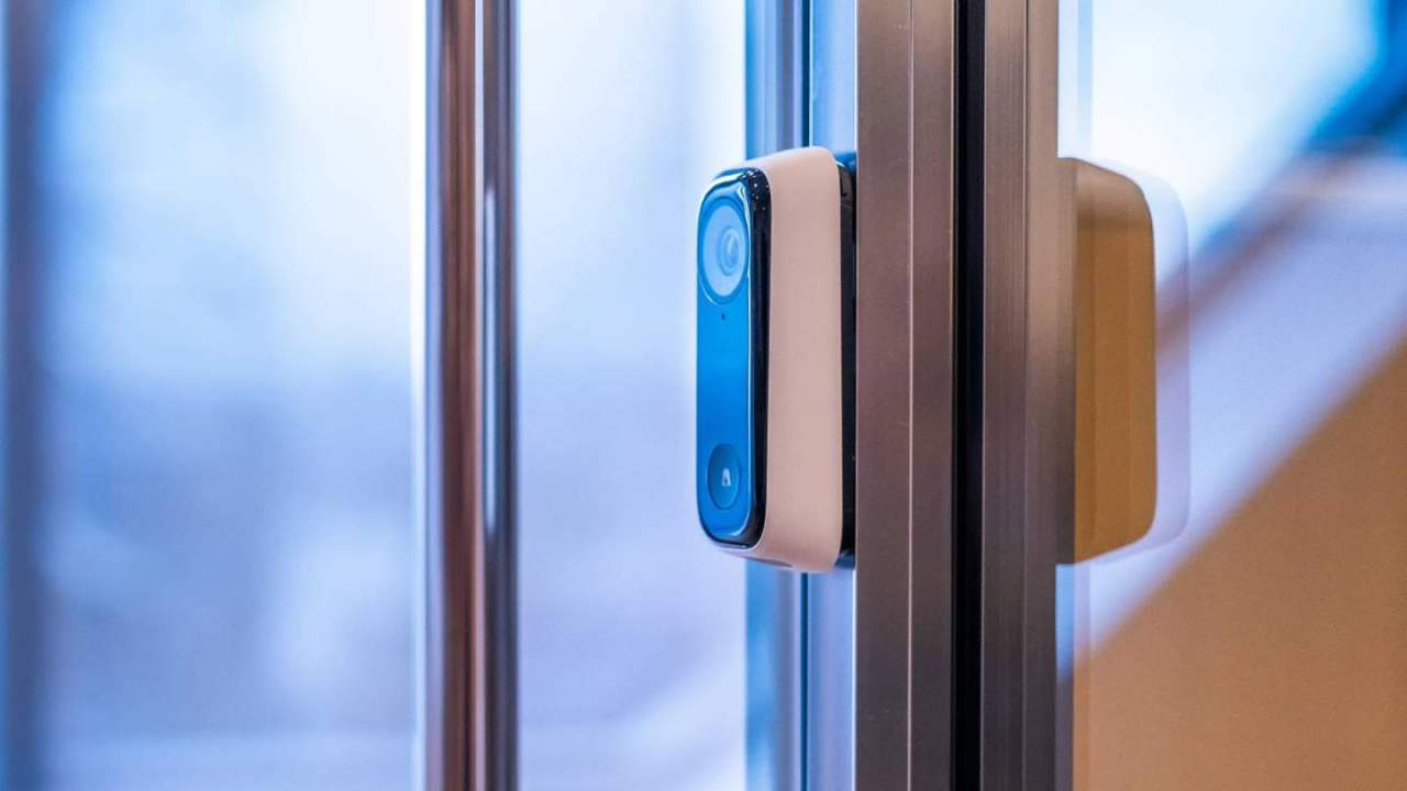 Comcast video doorbell on frame