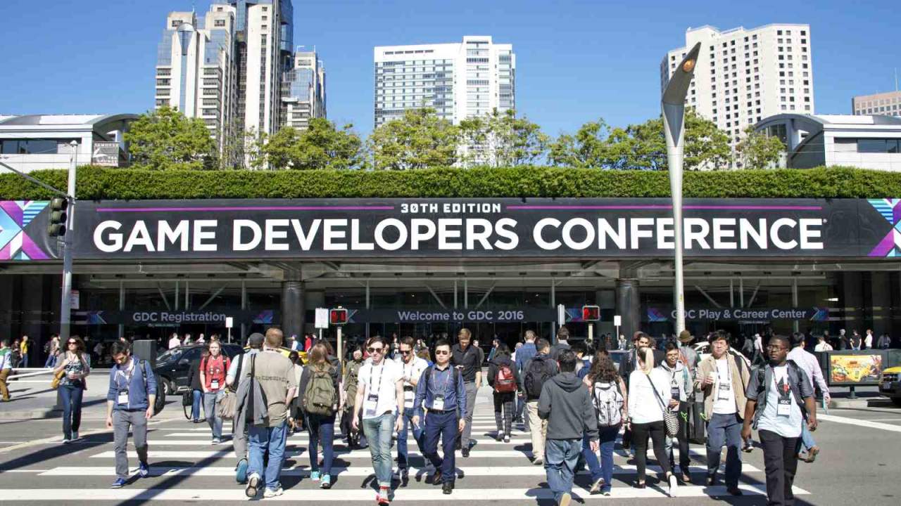 Crowd of people at GDC