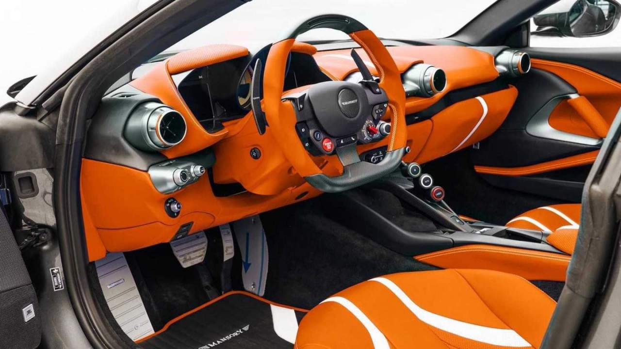 Mansory Ferrari 812 cabin view