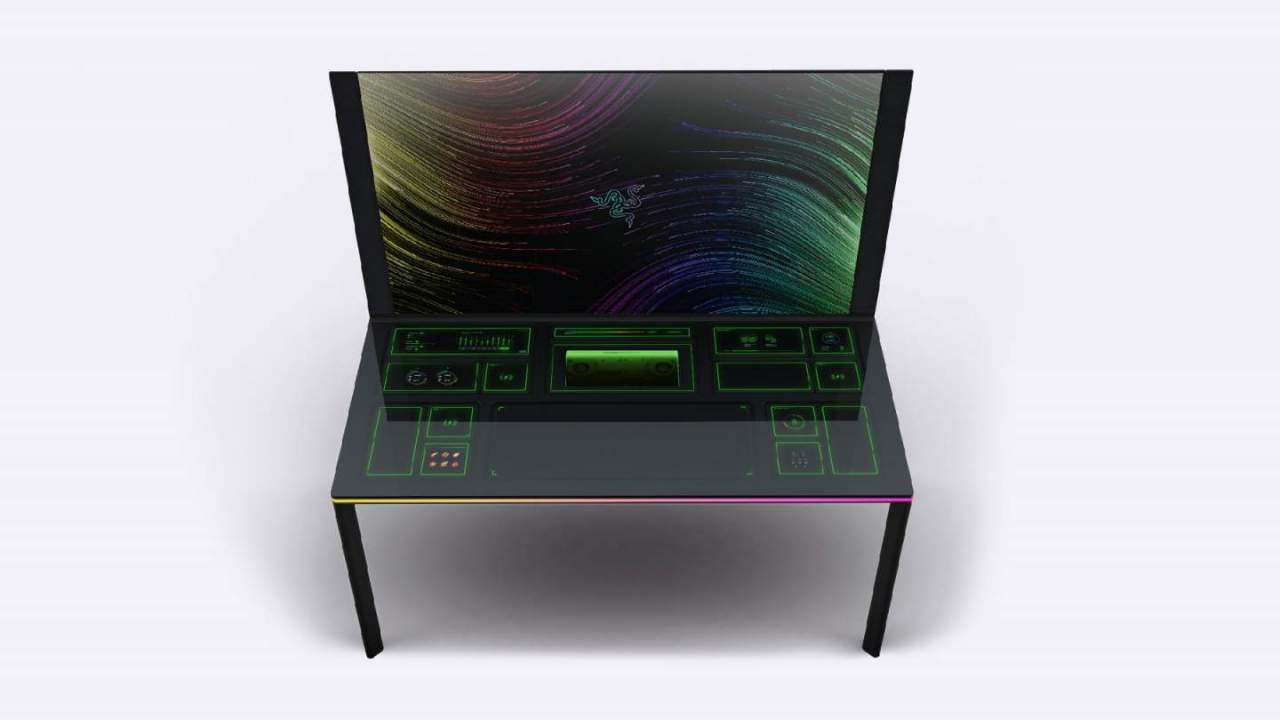 Razer Project Sophia hot-swappable PC desk revealed with a rumbling chair for CES 2022