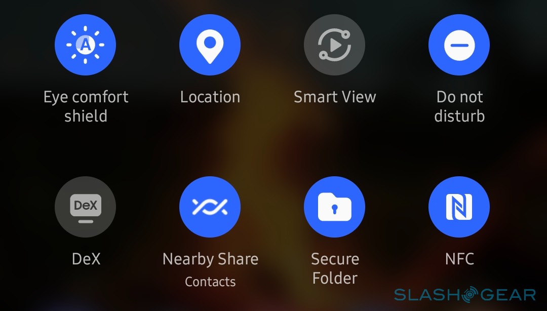 Do Not Disturb menu list